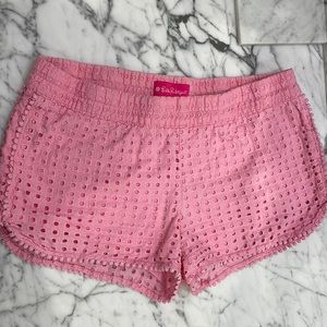 Lilly Pulitzer for Target Eyelet Shorts Pink